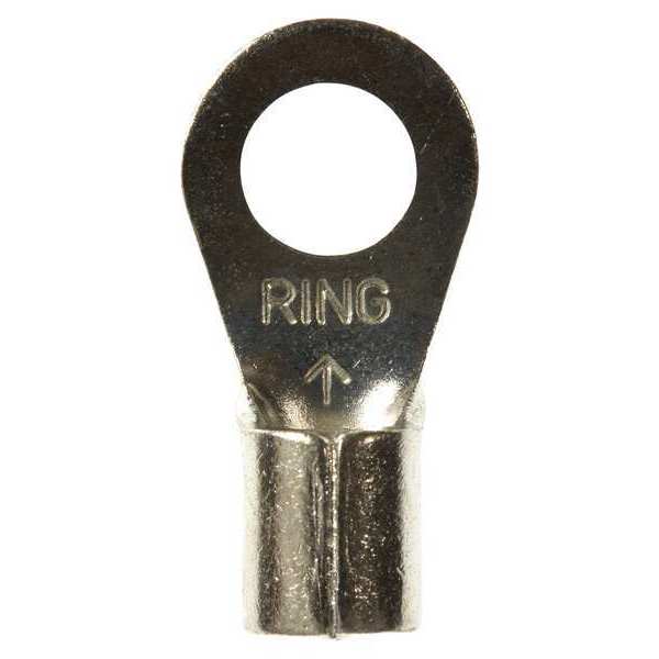 8 AWG Non-Insulated Ring Terminal 1/4
