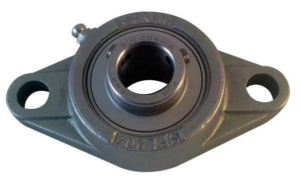 Flange Bearing, 2-Bolt, Ball, 1-3/16