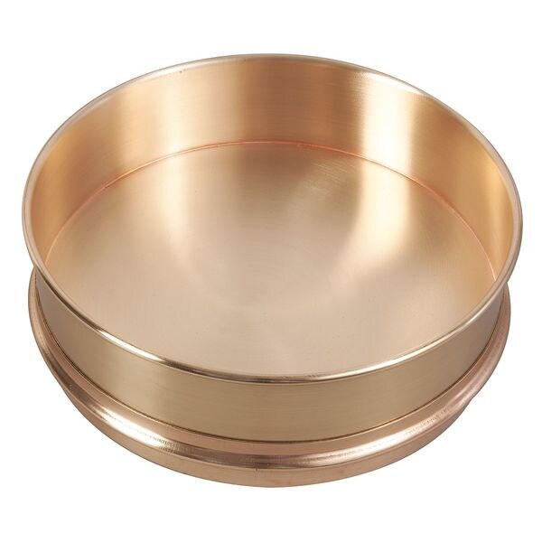Sieve Separator Pan, 200mm x 25mm, Brass