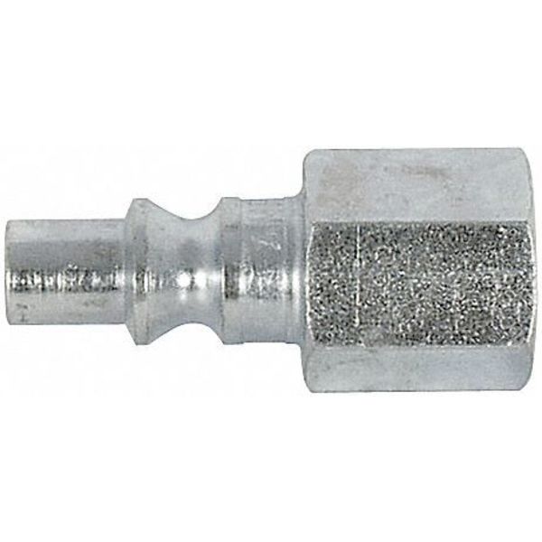 Coupler Plug, FNPT, 1/4, Steel, PK2