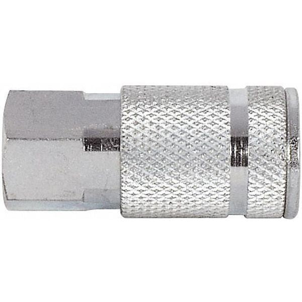 Quick Coupler Body, FNPT, 1/4, Steel, PK2