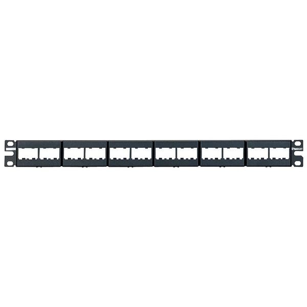 Patch Panel, Mini-Com, Rack Mt, 24 Port