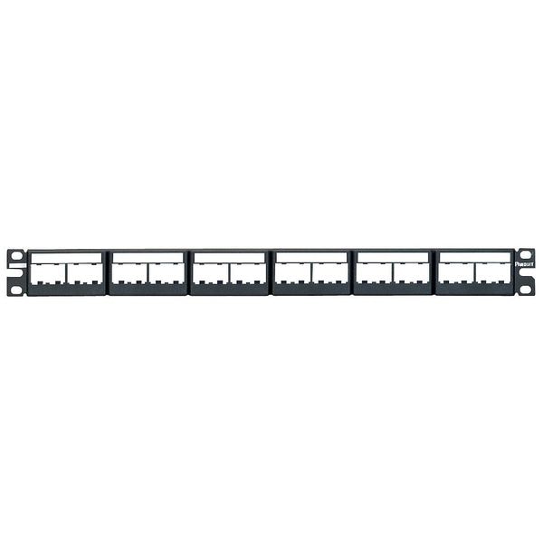 Patch Panel, Mini-Com, Rack Mt, 24 Port