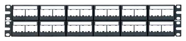 Patch Panel, Mini-Com, Rack Mt, 48 Port