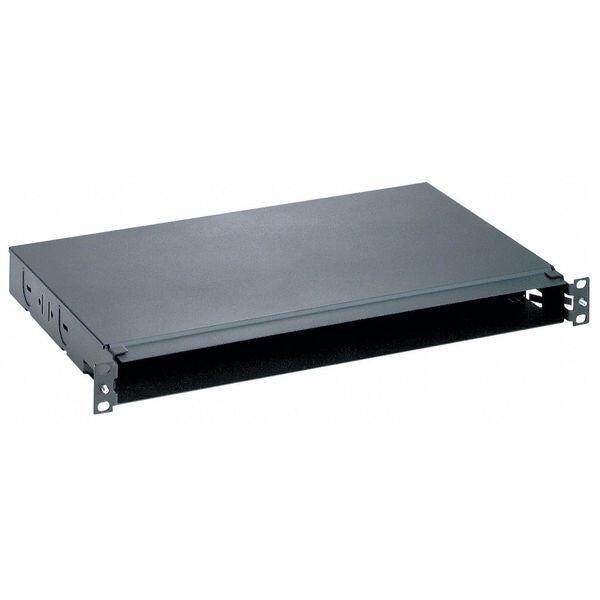 Rack, Fiber mount Tray, 1RU, Blk
