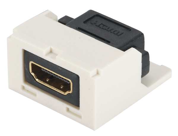 HDMI Coupler Module, Mini-Com, Off White