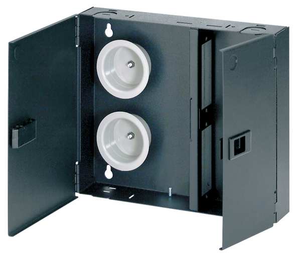 Fiber Enclosure, 10.18in H, 2.32in D, Black
