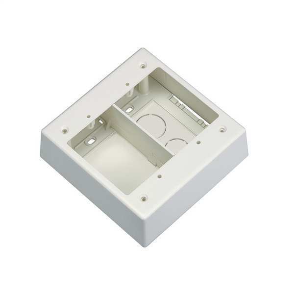 Divided Junction Box, Off White