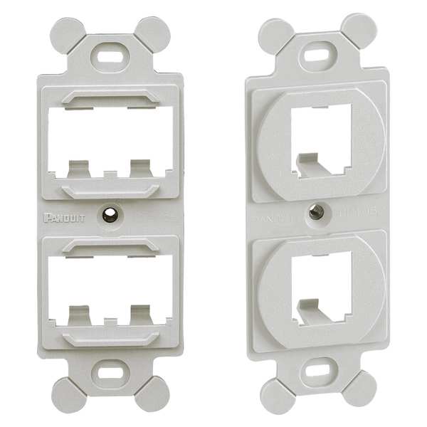 106 Module Frame, Mini Com, 4 Port, Ivory