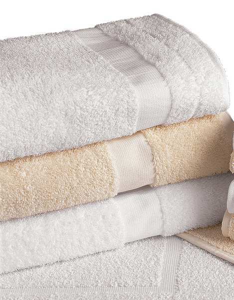 Bath Towel, White, 24x50, PK12