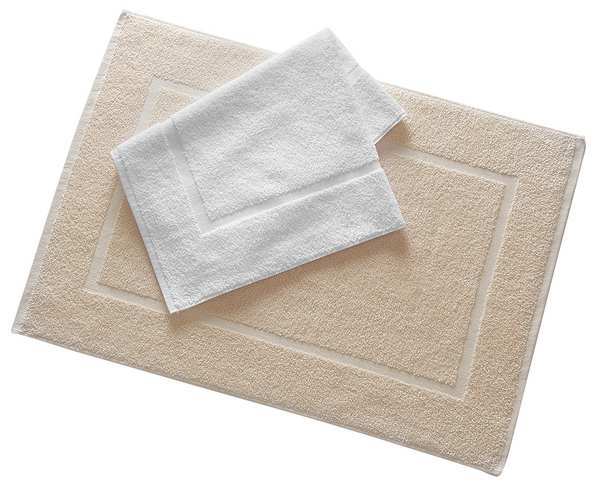 Bath Mat, White, 20x34, PK12