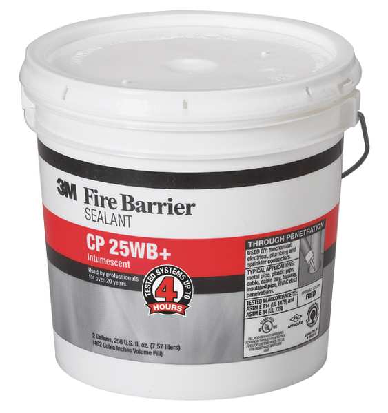 Fire Barrier Sealant, 2 gal., Red-Brown