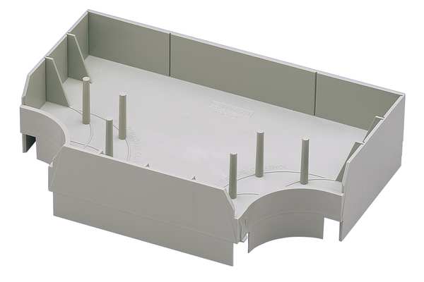 Tee Divider, Gray, PVC, Tees
