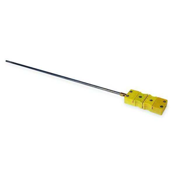 Thermocouple Probe, K, 24In, .125In Sheath