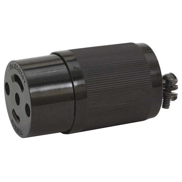 15A Midget Locking Connector 3P 3W 120/240VAC ML-3R