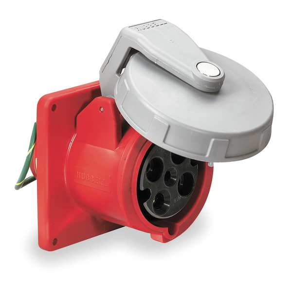 IEC Pin and Sleeve Receptacle, 60A, 480V