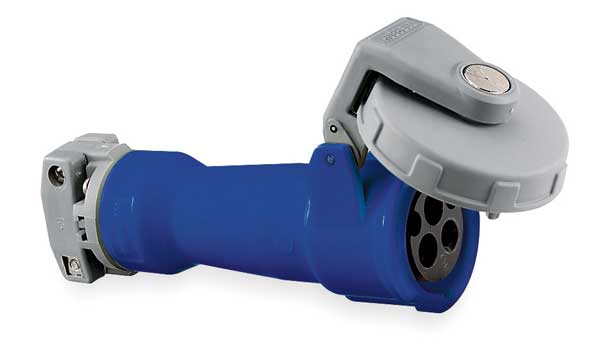 Pin and Sleeve Plug, 3P, 4W, 60A, 250V