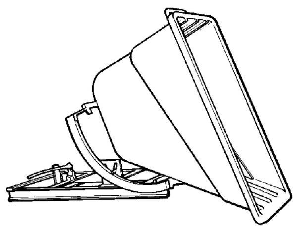 Self-Dumping Hopper, 1/2 cu. yd., 750 lb.