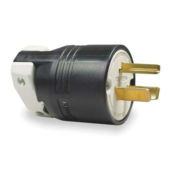 3 Wire Industrial Straight Blade Plug 125/250VAC 30A