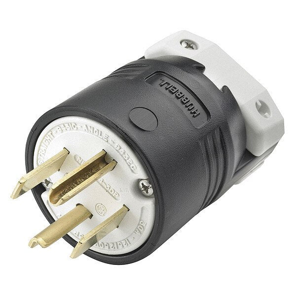 4 Wire Industrial Straight Blade Plug 125/250VAC 30A