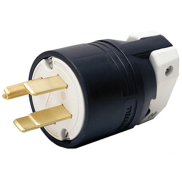 4 Wire Industrial Straight Blade Plug 125/250VAC 50A