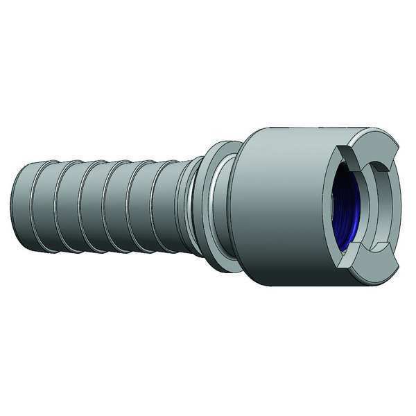 Female to Bowes Coupler, Barb, 1/2, Steel