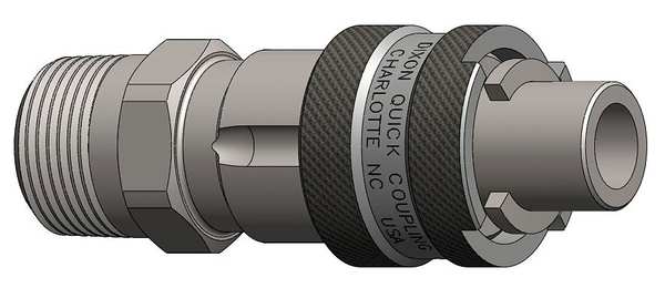 Male to Bowes Nipple, (M)NPT, 1/2, Steel