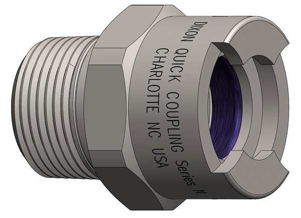 Female to Bowes Coupler, (M)NPT, 1/2, Steel