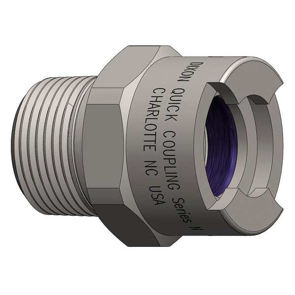 Female to Bowes Coupler, (M)NPT, 1/2, Brass