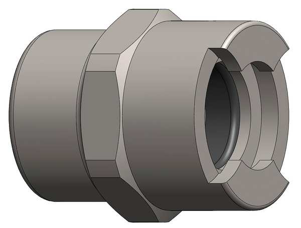 Female to Bowes Coupler, (F)NPT, 1/2, Brass