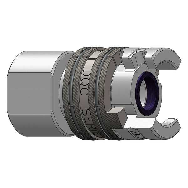 Female to Thor Coupler, (F)NPT, 1/2, Steel