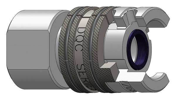 Female to Thor Coupler, (F)NPT, 1/2, Steel