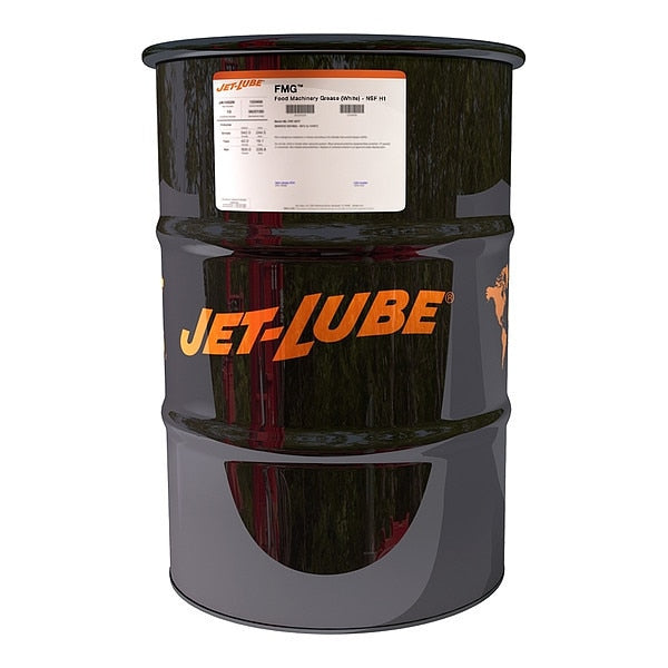 50 gal Machinery Grease Drum White