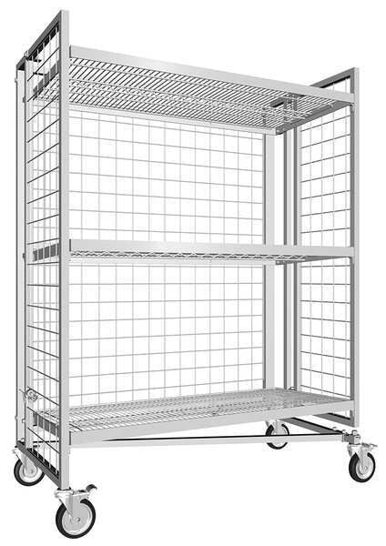 Nesting Wire Cart, 21 In. W, 45-1/2 In. L
