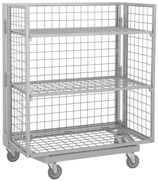 Nesting Wire Cart, 25 In. W, 58 In. L
