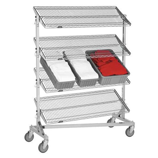 Nesting Wire Cart, 24 In. W, 60 In. L
