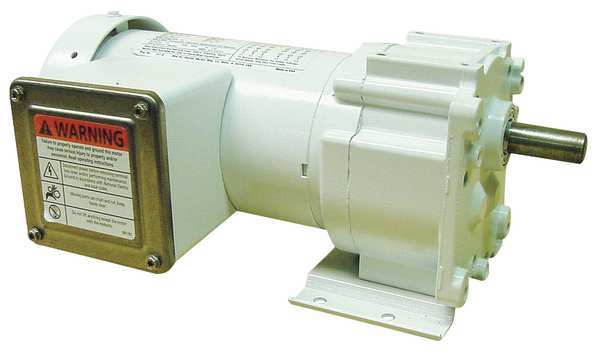 AC Gearmotor, 60.0 in-lb Max. Torque, 156 RPM Nameplate RPM, 115/230V AC Voltage, 1 Phase