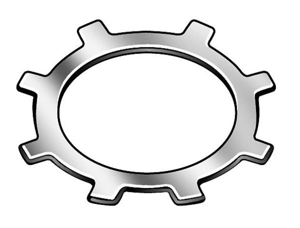 Internal Retaining Ring, Stainless Steel, Plain Finish, 1 in Bore Dia., 5 PK