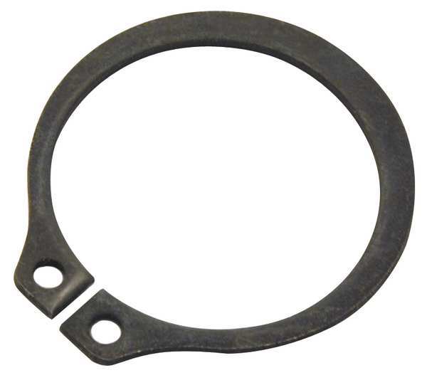 External Retaining Ring, Steel Black Phosphate Finish, 55 mm Shaft Dia, 5 PK