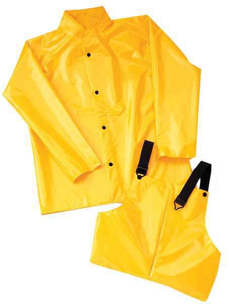 Iron Eagle Rain, Bib, Overall, Unrated, Yellow, S