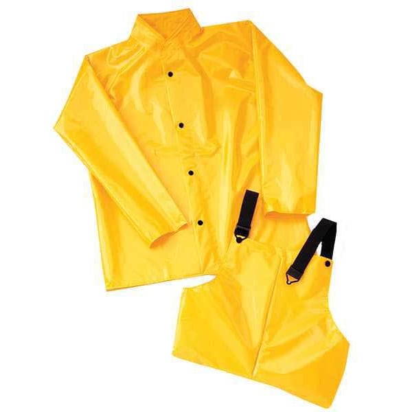 Iron Eagle Rain, Bib, Overall, Unrated, Yellow, 2XL