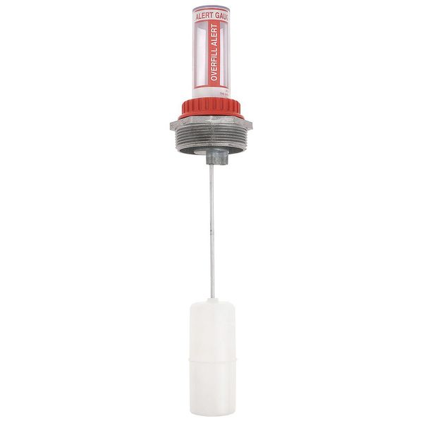 Overfill Gauge, 2 In NPT, 8 In From Top
