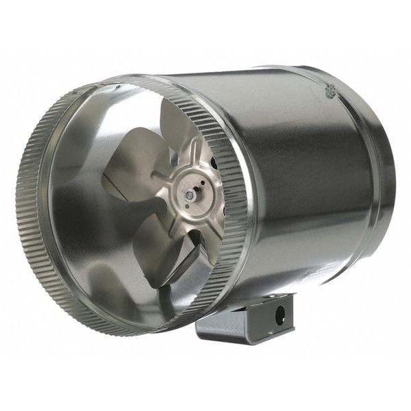 Axial Duct Booster, 10 In. Dia.