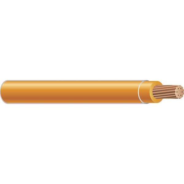 Building Wire, THHN, 10 AWG, 500 ft, Orange, Nylon Jacket, PVC Insulation