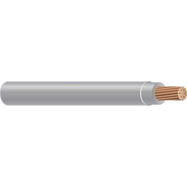 Building Wire, THHN, 12 AWG, 500 ft, Gray, Nylon Jacket, PVC Insulation