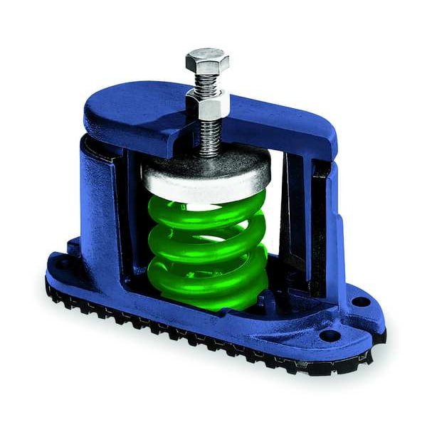 Floor Mount Vibration Isolator, Spring