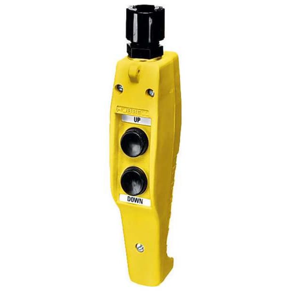 Pendant Push Button Station, Up/Down, 2NO, Mechanical Interlock, 4X