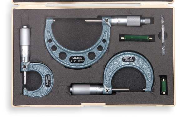 Micrometer Set, 0-3 In