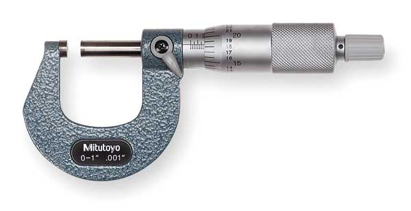 Micrometer, 0 to 1