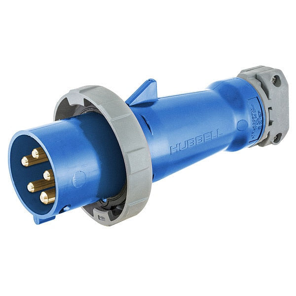 IEC Pin and Sleeve Plug, 4P, 5W, 20A, 208V
